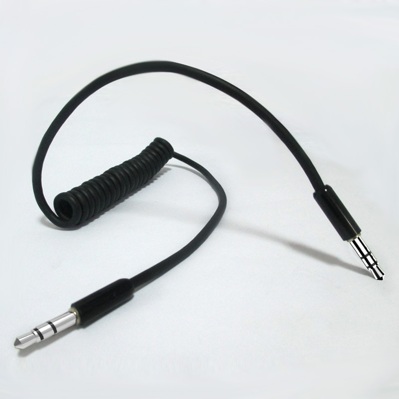 3.5mm ST/M to 3.5mm ST/M  Spring Audio cable